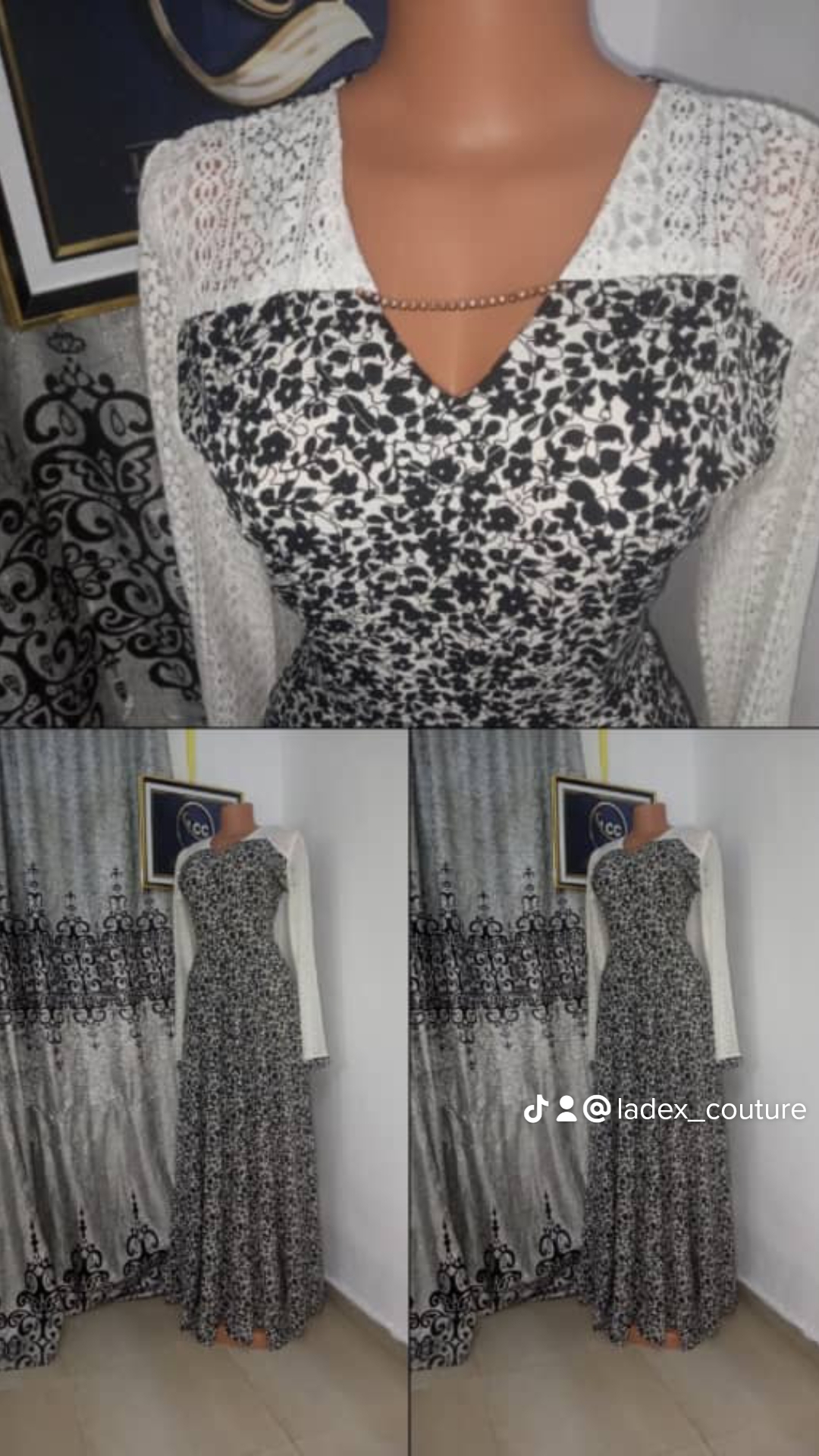 Fashion designer, selling of materials and bedspread